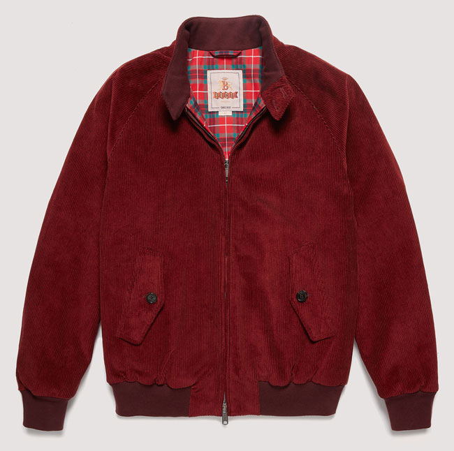 Baracuta G9 corduroy Harrington Jacket