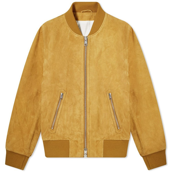 4. AMI Suede bomber jacket