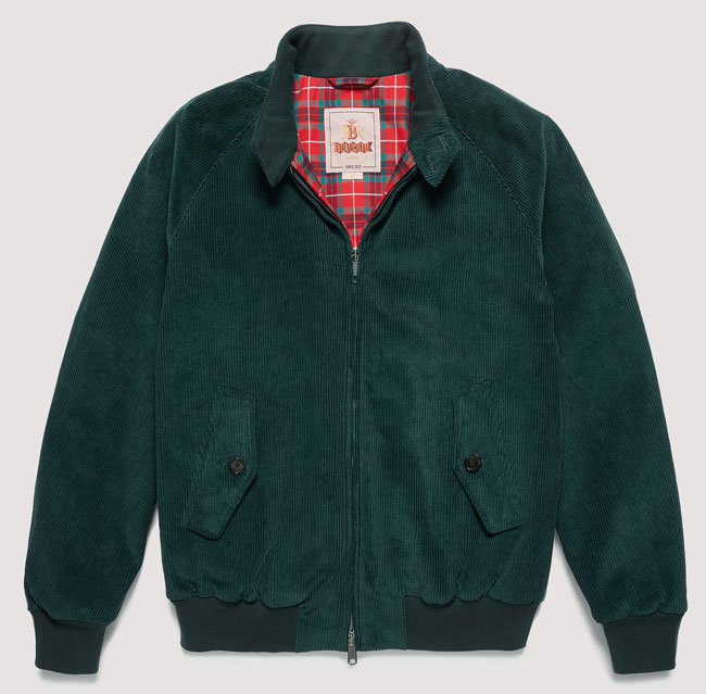 Winter warmer: Baracuta G9 corduroy Harrington Jacket - His Knibs