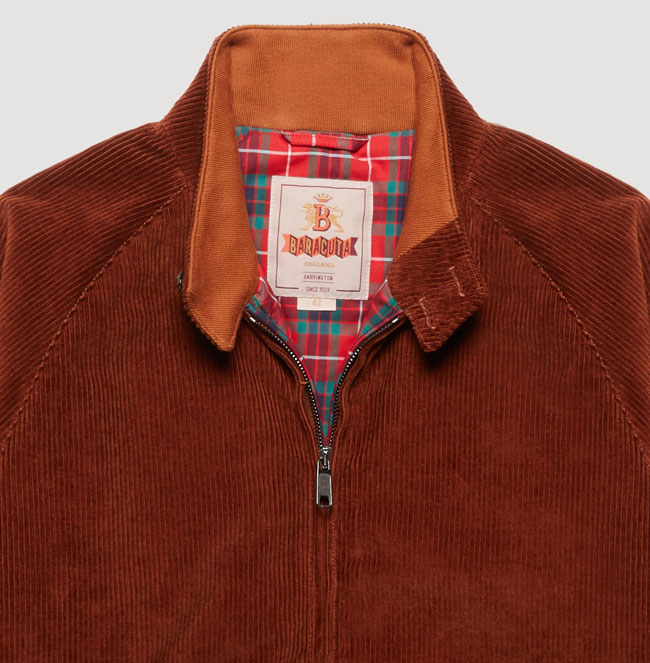 Baracuta G9 corduroy Harrington Jacket