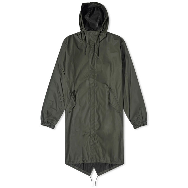 Rainy day classic: Rains Fishtail Parka