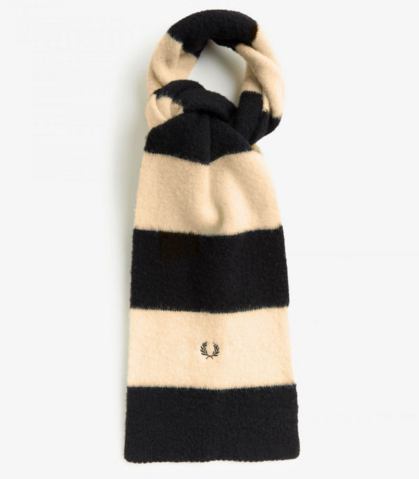 1. Fred Perry old school football scarf