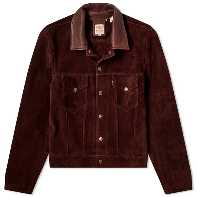 levis brown suede jacket