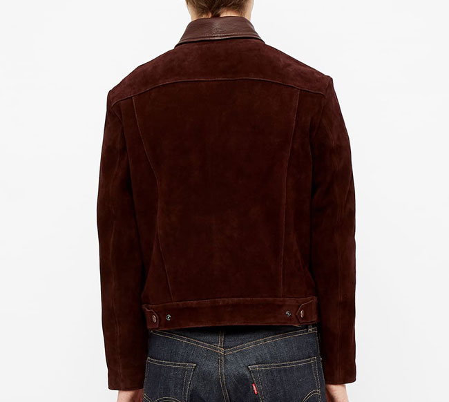 Levi’s Vintage Clothing classic trucker jacket in suede