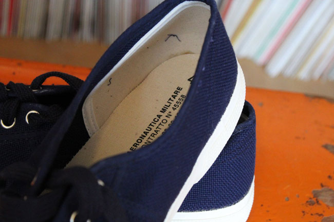 Vintage Italian naval deck shoes at Ham Yard Vintage