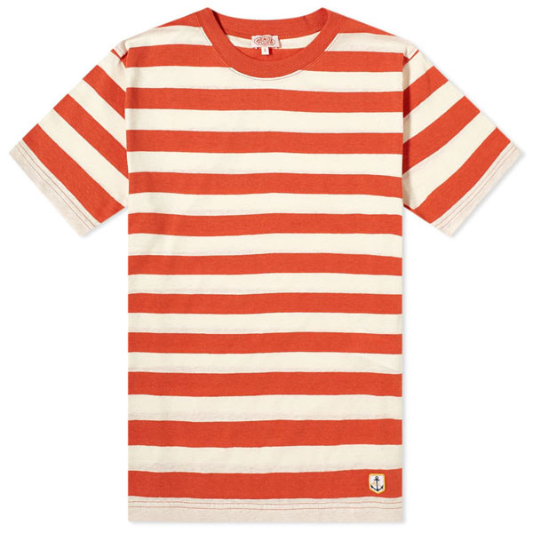 1. Armor-Lux wide stripe t-shirt