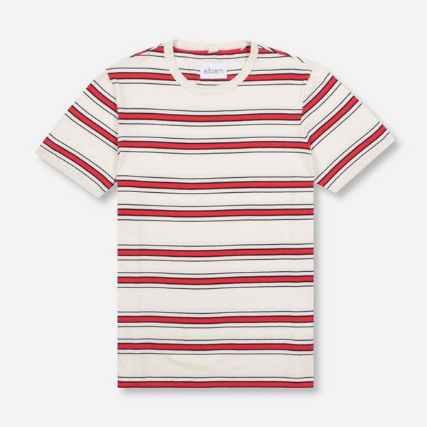 5. Albam heritage stripe t-shirt