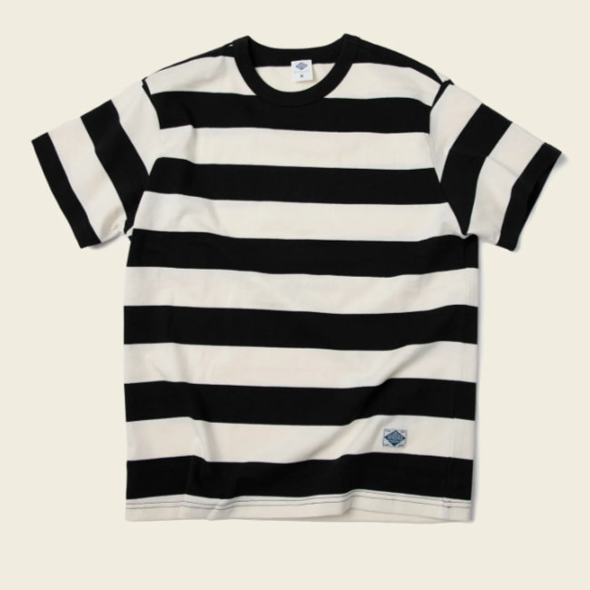 7. Heavyweight cotton wide striped t-shirt by Non Stock