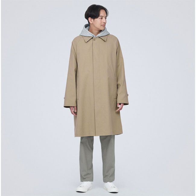 8. Water-repellent raincoat at Muji
