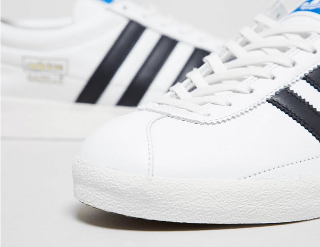 vereist Adviseur Arabische Sarabo Adidas Gazelle Vintage trainers in white leather - His Knibs