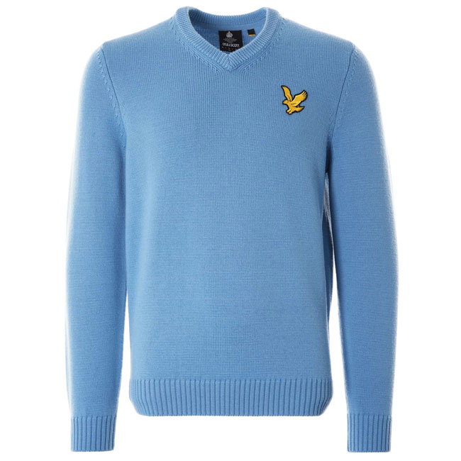 Lyle & Scott x Stuarts London 1980s-style v-neck jumpers