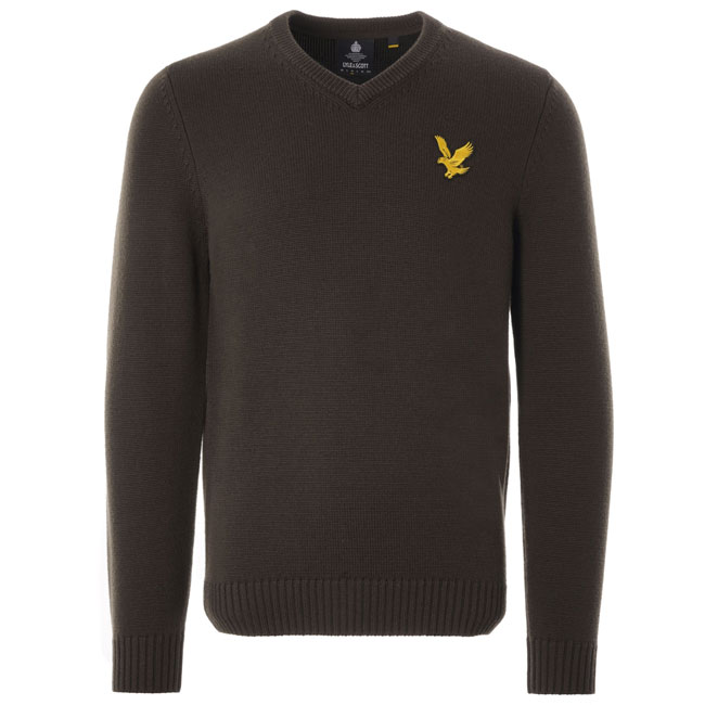 Lyle & Scott x Stuarts London 1980s-style v-neck jumpers