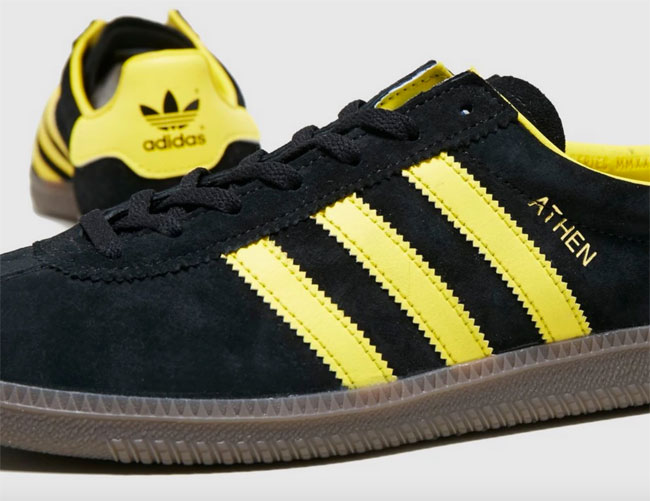 diario Dando Superposición Out now: Adidas Athen trainers in black suede - His Knibs