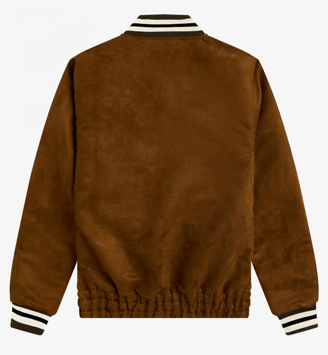 Suedette classic bomber jacket by Fred Perry