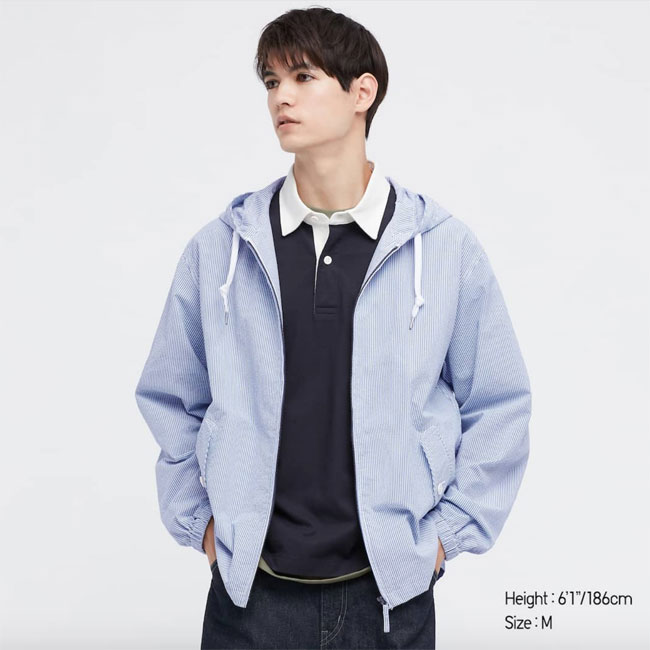 Budget Seersucker Parka at Uniqlo