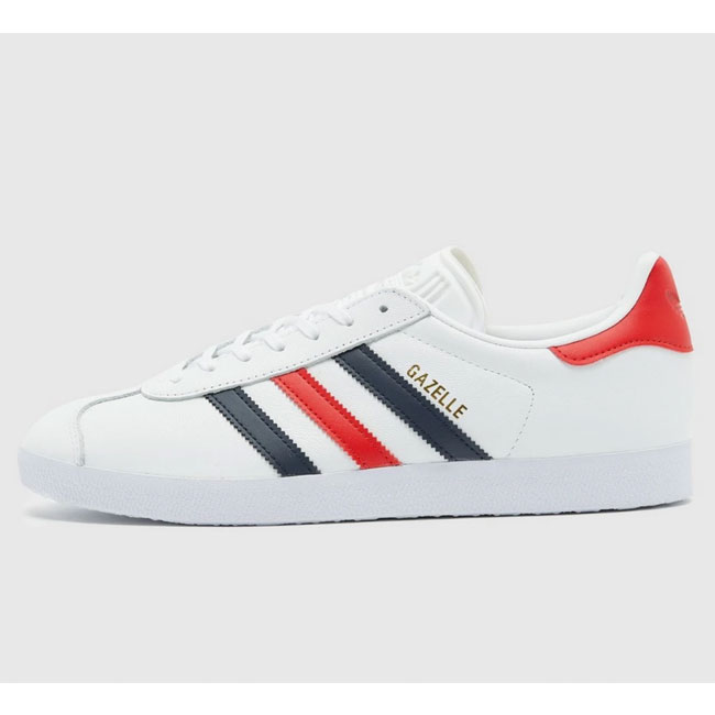 Adidas Gazelle trainers in white leather