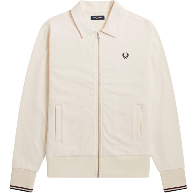 Fred Perry old-school zip-through sweatshirt