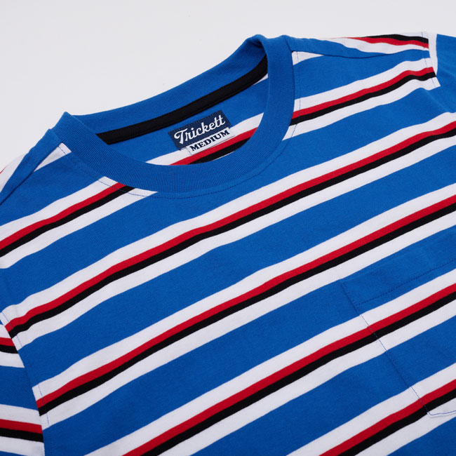 Trickett’s Mancini striped t-shirt now on pre-order