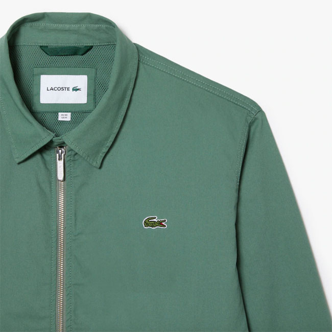 Organic cotton gabardine jacket by Lacoste - His Knibs