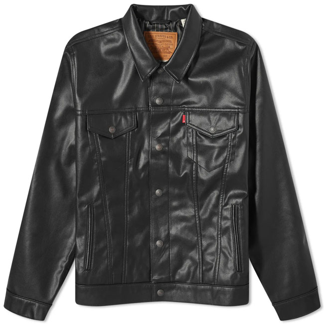Levi’s Vintage Clothing Leather Trucker Jacket