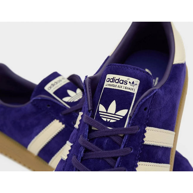 1970s Adidas Bermuda trainers in red and purple