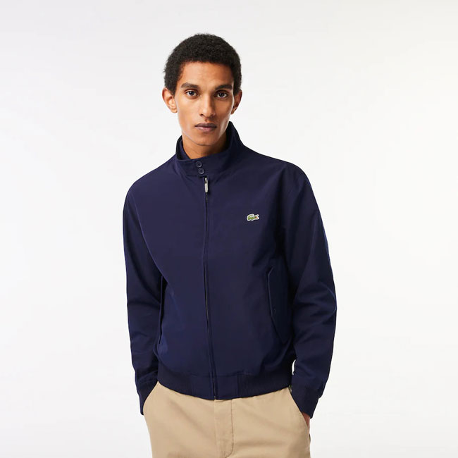 Lacoste water-repellent Harrington jacket