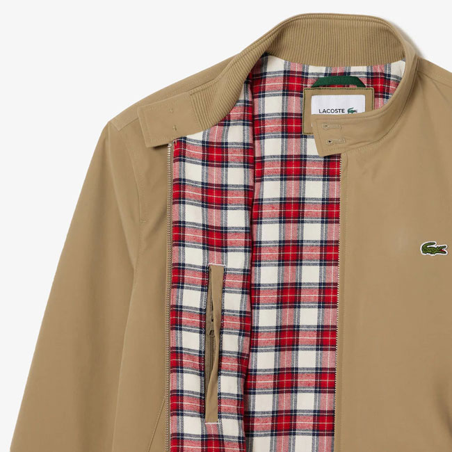 Lacoste water-repellent Harrington jacket