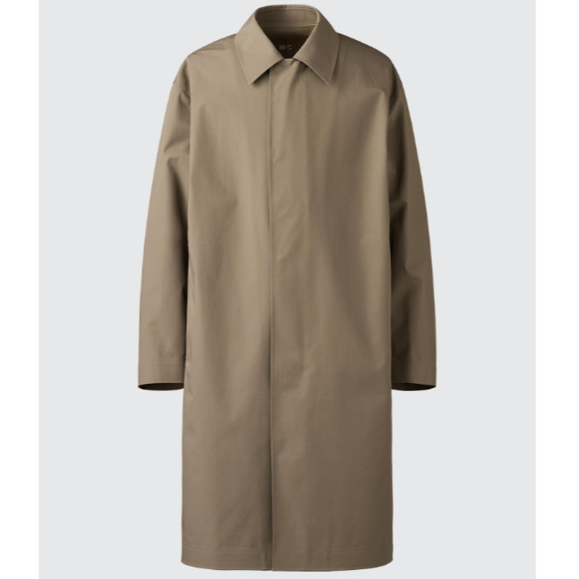 2. Uniqlo Blocktech single breasted coat