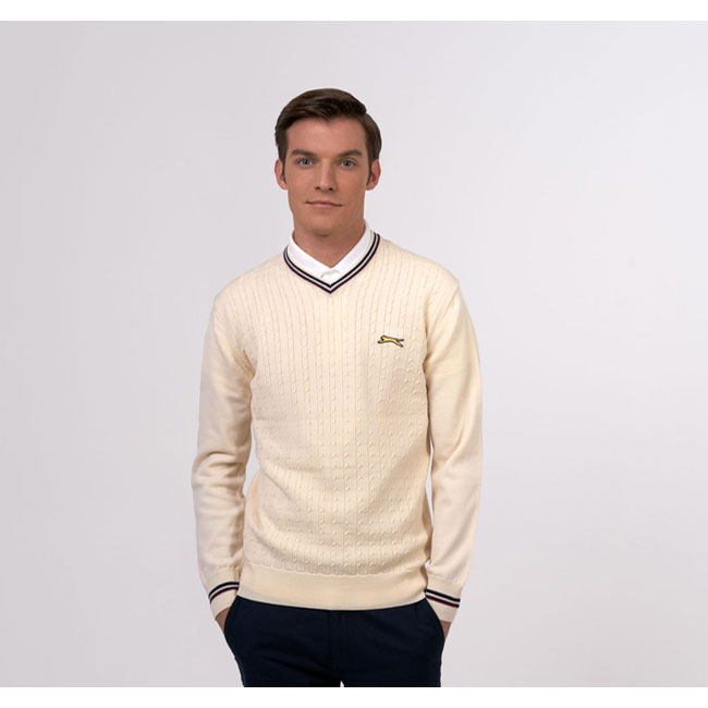 Vintage tennis sweater by Slazenger Heritage