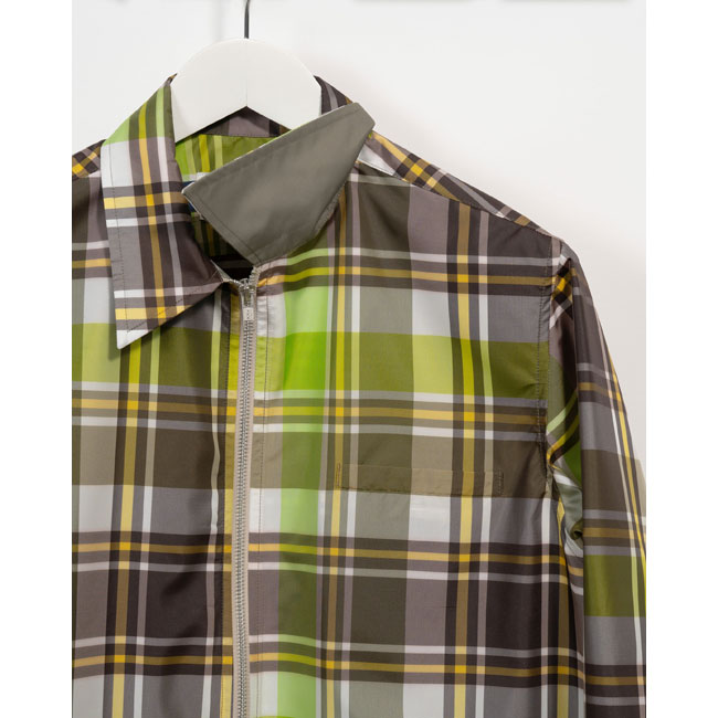 Layne Madras check jacket by Anglozine