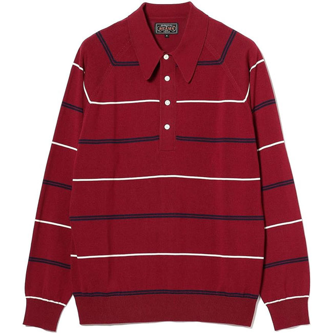 Vintage-style striped polo shirts by Beams Plus