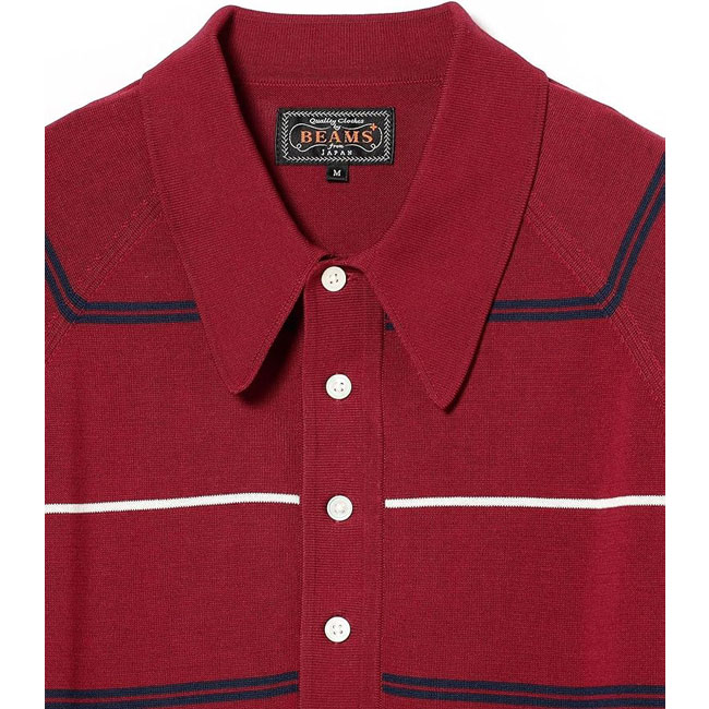 Vintage-style striped polo shirts by Beams Plus