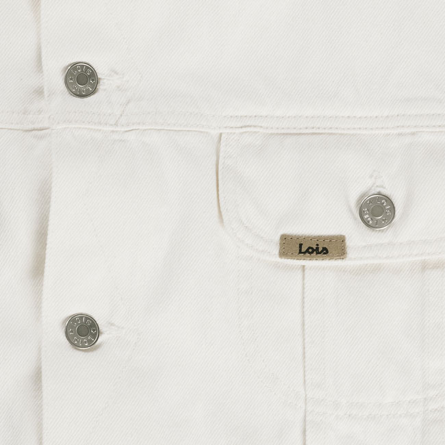 Jeronimo Otawa white denim jacket by Lois
