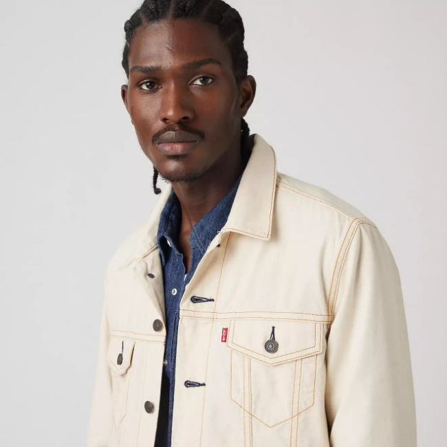 Levi's Linen+ Denim Trucker Jacket