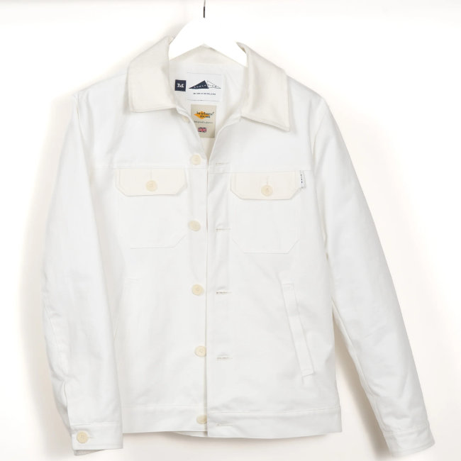 Sale watch: Gene white trucker jacket at Anglozine