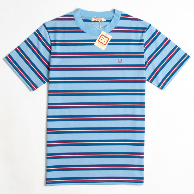 The Downing 1960s surf-inspired stripe t-shirts by 66 Clothing