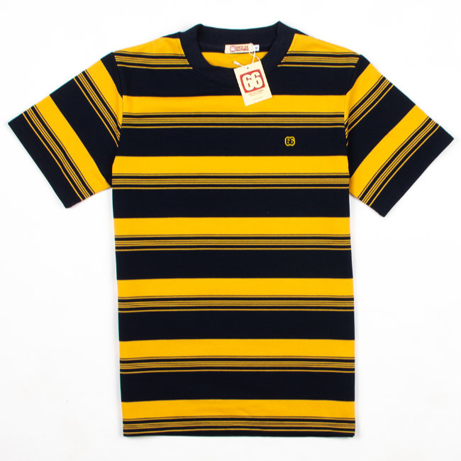 The Downing 1960s surf-inspired stripe t-shirts by 66 Clothing