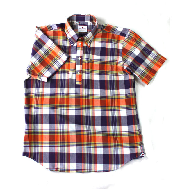 Rocco limited edition madras popover shirt by Pellicano
