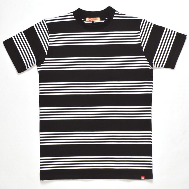 Steve McQueen-inspired striped t-shirt by 66 Clothing