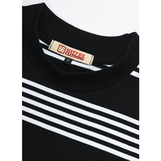 Steve McQueen-inspired striped t-shirt by 66 Clothing
